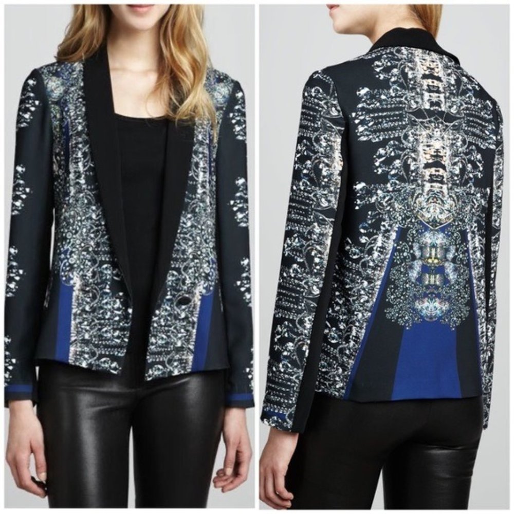 New* CLOVER CANION Russian Enamel Printed Jacket Size S $436